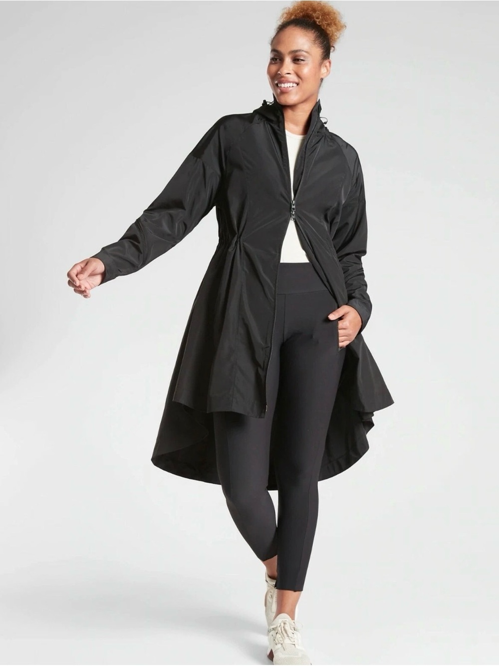 Athleta Women’s Solar Wind & Rain Anorak Jacket - Picture 3 of 10